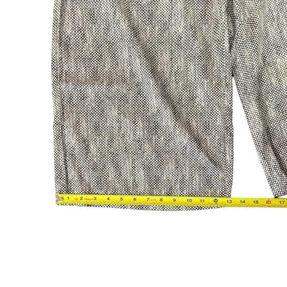 RARE Eileen Fisher 100% Organic Cotton Chainette Printed Wide Leg Crop P… - Picture 8 of 11